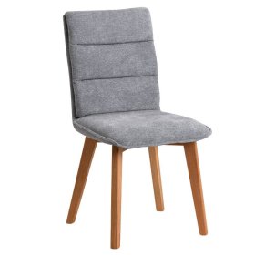 Esstisch Stühle Cementa mit aufwendigen Steppungen in Grau (2er Set) – Ansicht 1