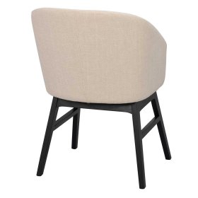 Polsterstuhlset Esszimmer Kulyna in Beige und Schwarz (2er Set) – Ansicht 5