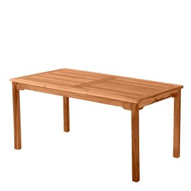 Terrassentisch Spadarius aus Teak Massivholz 150 cm breit – Ansicht 1