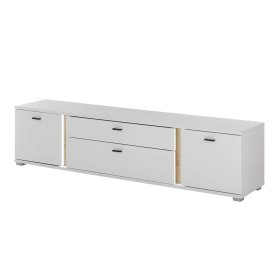 Dreiteilige Wohnwand Luzillo in modernem Design 125 cm hoch (dreiteilig) – Ansicht 12