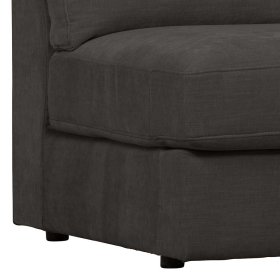 Modulsofa Abschluss Element rechts Trois in Anthrazit 93 cm breit – Ansicht 11