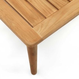 Terrassen Couchtisch Surie aus Teak Massivholz 80 cm breit – Ansicht 3