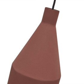 Metall Hängelampe Kanellaz in Terracotta im Skandi Design – Ansicht 2