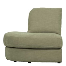 Modulsofa Abschluss Element links Karyon in Graugrün 93 cm breit – Ansicht 3