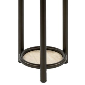 Schirmständer Krispa in Dunkelbraun - Bronze aus Stahl – Ansicht 4