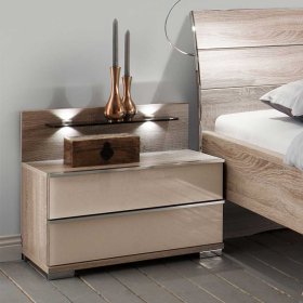 Schlafzimmer Möbel Codumenta in Cremeweiß und Eiche Sägerau (vierteilig) – Ansicht 6