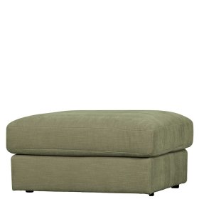 Polster Sitzhocker Karyon in Graugrün für Modulsofa – Ansicht 1