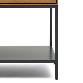 Esszimmersideboard Zoryac in Eichefarben mit Fußgestell aus Metall – Ansicht 7