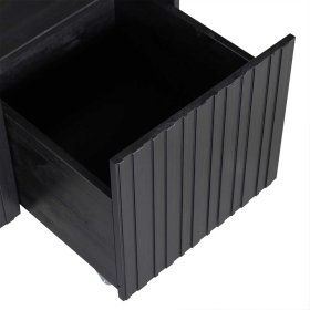 Lowboard Sestran in Schwarz echtholzfurniert – Ansicht 7