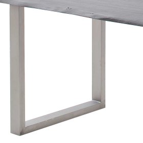 Esstisch Zanyorita mit natürlicher Baumkante im Industry und Loft Stil – Ansicht 5