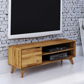 TV Möbel Vinial aus Wildeiche Massivholz geölt – Ansicht 2