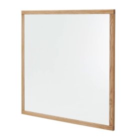Wandspiegel Sisam mit Holzrahmen in quadratischer Form – Ansicht 1