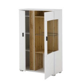 Dreiteilige Wohnwand Luzillo in modernem Design 125 cm hoch (dreiteilig) – Ansicht 6
