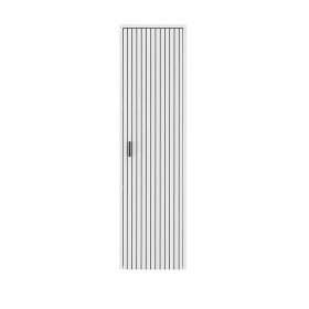 Moderner Hängeschrank Wohnzimmer Paros in Weiß und Schwarz 120 cm hoch – Ansicht 2