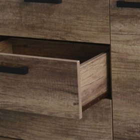 Esszimmersideboard Mooning in Holzoptik Braun mit drei Schubladen – Ansicht 8