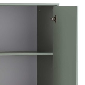 Schrank Büro Gluvizia mit Drehtüren in Graugrün – Ansicht 7