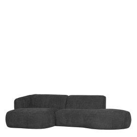 Modernes Polstersofa Emirello in Grau kurzer Schenkel rechts oder links – Ansicht 1