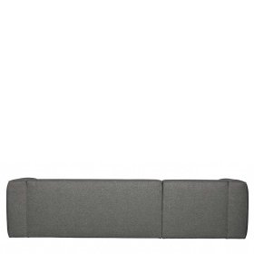 Moderne Couchecke Mercur Stoff in Grau mit Armlehnen – Ansicht 5