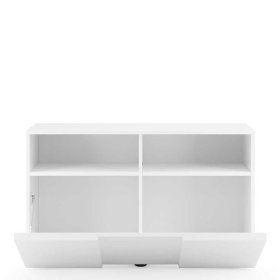 Komplett Garderobe Jalton in Weiß Hochglanz 91 cm breit (dreiteilig) – Ansicht 10