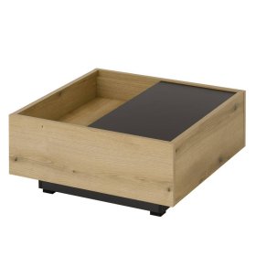Couchtisch Badehma mit Staufach in quadratischer Form – Ansicht 4