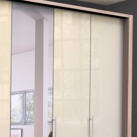 Moderner Kleiderschrank Codumenta 3 türig mit Spiegel – Ansicht 5