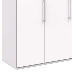 2 türiger Falttürenschrank Emiliano in Weiß Made in Germany – Ansicht 4