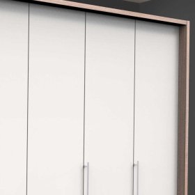 XL Kleiderschrank Lolyana in Weiß und Eiche Sägerau – Ansicht 5