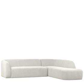 Skandi Design Couchecke Gordon in Cremefarben meliert mit Armlehne – Ansicht 5