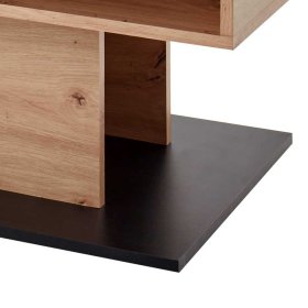 Couchtisch Corossol in modernem Design Eichefarben und Schwarz – Ansicht 4