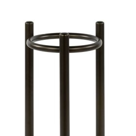 Schirmständer Krispa in Dunkelbraun - Bronze aus Stahl – Ansicht 3
