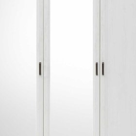 Drehtürenkleiderschrank Dymco in Holzoptik Pinie weiß und Wildeichefarben – Ansicht 9