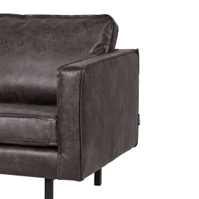 Sessel Brunca in Schwarz recycling Leder – Ansicht 5