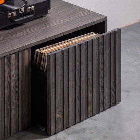 TV Board Foliage im Skandi Design in Esche dunkel – Ansicht 7