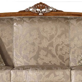 Barockes Dreisitzer Sofa Vimaria in Beige - Buche braun und Silberfarben – Ansicht 5