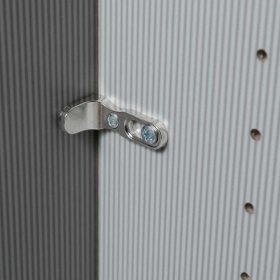 Schiebetürenschrank Cadada in Weiß mit sechs Schubladen – Ansicht 8