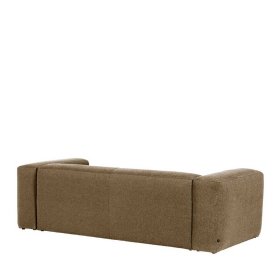 Couch in Beige Cistra aus Chenillegewebe mit zwei Sitzplätzen – Ansicht 5