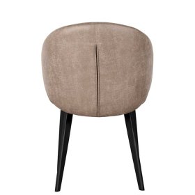 Essstuhl Anni in Taupe aus Microfaser (2er Set) – Ansicht 4