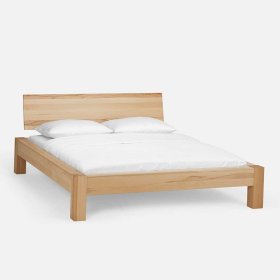 Doppelbett Silja aus Kernbuche Massivholz mit Nachtkommoden (dreiteilig) – Ansicht 3