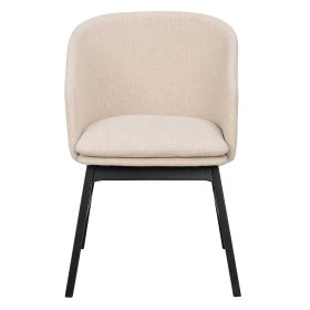 Polsterstuhlset Esszimmer Kulyna in Beige und Schwarz (2er Set) – Ansicht 3