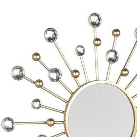 Designspiegel Trianus mit Metallrahmen in Goldfarben (3er Set) – Ansicht 3