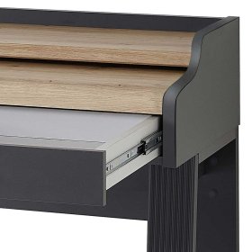 PC Schreibtisch Luoton im Landhaus Stil mit Bildschirmaufsatz – Ansicht 10