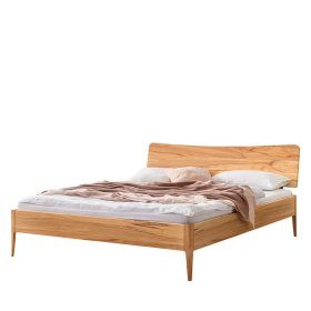 Massives Wildbuche Bett Persona 140x200 cm - 84 cm hoch – Ansicht 1