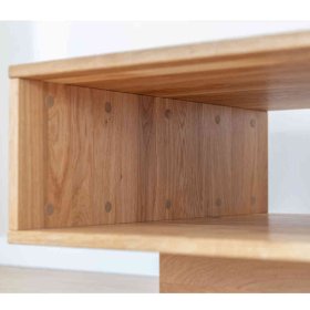 Wohnzimmer Tisch massiv Rusaly aus Wildeiche in modernem Design – Ansicht 9