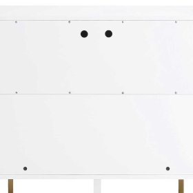 Weißes Sideboard Botein in modernem Design mit Bügelgestell aus Metall – Ansicht 8
