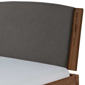 Modernes Design Bett Jenny im Industrie und Loft Stil mit Bügelgestell – Ansicht 4