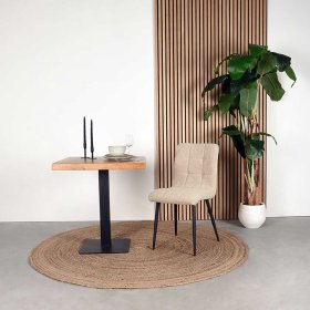 Esszimmerstuhl Janyna mit aufwendigen Steppungen im Skandi Design – Ansicht 6