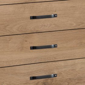 Wäschekommode Tananoa in Plankeneiche Holzoptik mit Bügelgestell – Ansicht 4