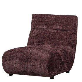 Sessel Unventra in Violett in modernem Design – Ansicht 1