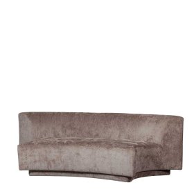 Sofa Vasteca mit zwei Sitzplätzen aus Chenillegewebe – Ansicht 1