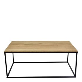 Sofa Tisch Anyna mit schwarzem Bügelgestell aus Metall – Ansicht 2